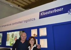 Gerben Pauwe en Nicole Coens van Kloosterboer logistiek dienstverlener in de AGF.